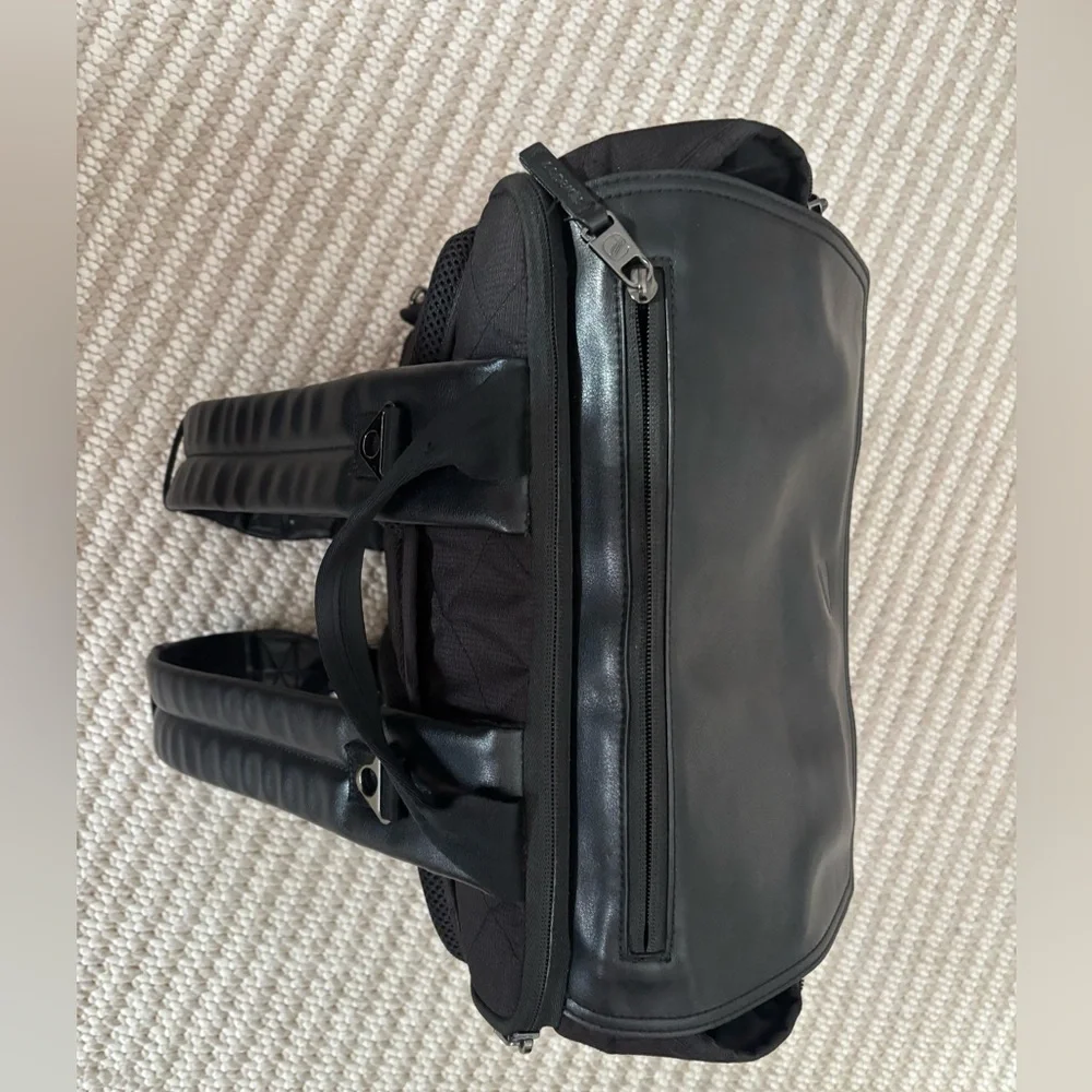 Paperclip Willow Convertible Diaper Bag Backpack Black